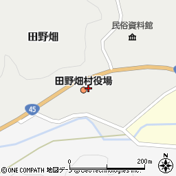 田野畑村役場　生活環境課周辺の地図