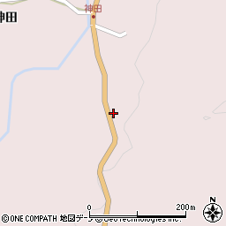 秋田県男鹿市男鹿中滝川五輪野周辺の地図