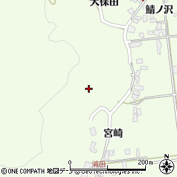 秋田県男鹿市脇本浦田菅ノ沢1周辺の地図