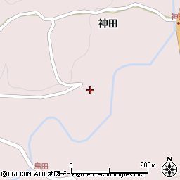 秋田県男鹿市男鹿中滝川神田21周辺の地図