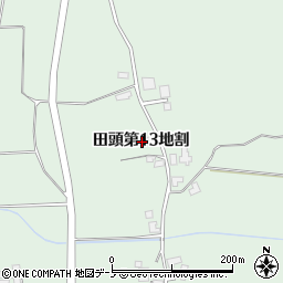 岩手県八幡平市田頭第１３地割周辺の地図