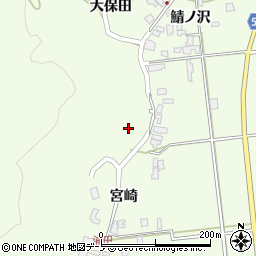 秋田県男鹿市脇本浦田大保田106周辺の地図