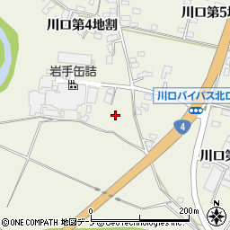 岩手県岩手郡岩手町川口第４地割171周辺の地図