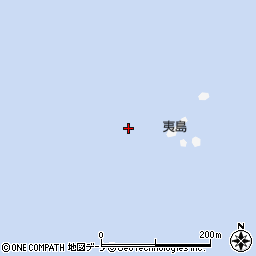 夷島周辺の地図