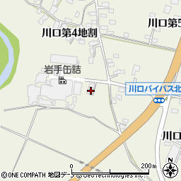 岩手県岩手郡岩手町川口第４地割14周辺の地図