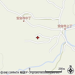 秋田県男鹿市北浦安全寺安全寺201周辺の地図
