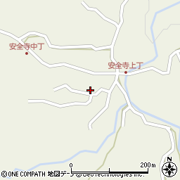 秋田県男鹿市北浦安全寺安全寺14周辺の地図