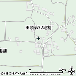 岩手県八幡平市田頭第３２地割周辺の地図