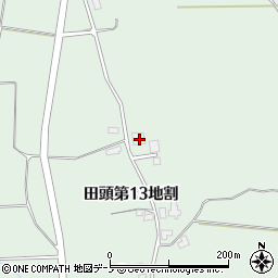 岩手県八幡平市田頭第１４地割28-2周辺の地図