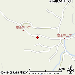 秋田県男鹿市北浦安全寺安全寺111周辺の地図
