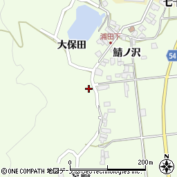 秋田県男鹿市脇本浦田大保田97周辺の地図