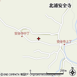 秋田県男鹿市北浦安全寺安全寺114周辺の地図