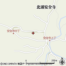 秋田県男鹿市北浦安全寺安全寺115周辺の地図
