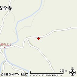 秋田県男鹿市北浦安全寺供養塔台周辺の地図