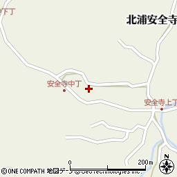 秋田県男鹿市北浦安全寺安全寺97周辺の地図
