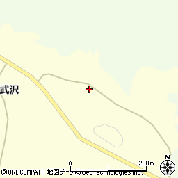 秋田県男鹿市脇本富永草刈台周辺の地図