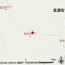 秋田県男鹿市北浦安全寺安全寺101周辺の地図