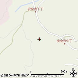 秋田県男鹿市北浦安全寺安全寺34周辺の地図