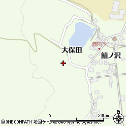 秋田県男鹿市脇本浦田大保田65周辺の地図
