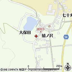秋田県男鹿市脇本浦田大保田72周辺の地図