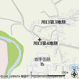 岩手県岩手郡岩手町川口第４地割4周辺の地図