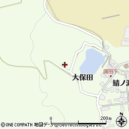 秋田県男鹿市脇本浦田大保田53周辺の地図