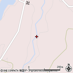 秋田県男鹿市北浦真山（鳥居下）周辺の地図