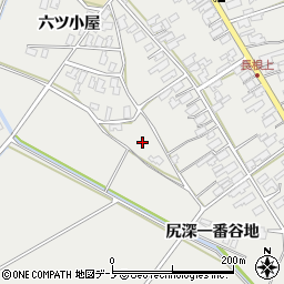 秋田県男鹿市払戸六ツ小屋13周辺の地図