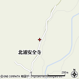 秋田県男鹿市北浦安全寺安全寺56周辺の地図