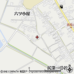 秋田県男鹿市払戸六ツ小屋38周辺の地図