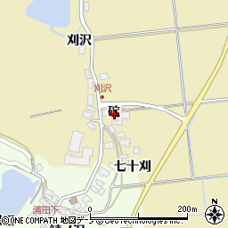 秋田県男鹿市脇本樽沢碇周辺の地図