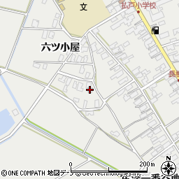 秋田県男鹿市払戸六ツ小屋39周辺の地図