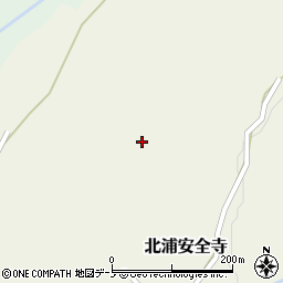 秋田県男鹿市北浦安全寺大沢口周辺の地図