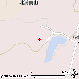 秋田県男鹿市北浦真山根ケ持長根周辺の地図