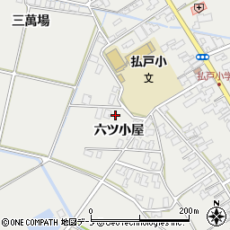 秋田県男鹿市払戸六ツ小屋94周辺の地図