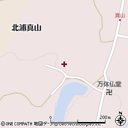 秋田県男鹿市北浦真山（姥ケ沢）周辺の地図