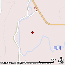 秋田県男鹿市男鹿中滝川和田面周辺の地図