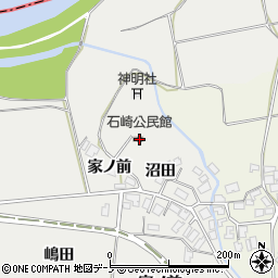 石崎公民館周辺の地図