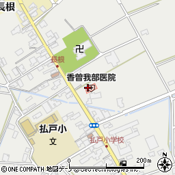 香曽我部医院周辺の地図