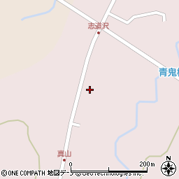 秋田県男鹿市北浦真山白根坂台周辺の地図