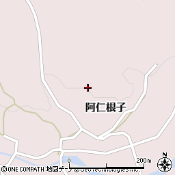 秋田県北秋田市阿仁根子周辺の地図
