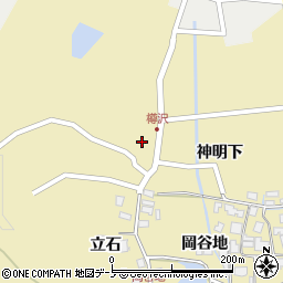 秋田県男鹿市脇本樽沢夏張15周辺の地図