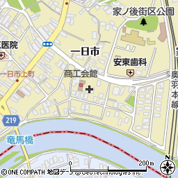 北都銀行八郎潟支店周辺の地図