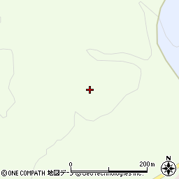 岩手県下閉伊郡田野畑村奥地周辺の地図