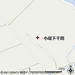 秋田県男鹿市払戸小堤下千間3周辺の地図