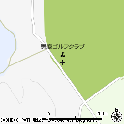 秋田県男鹿市五里合箱井長信太周辺の地図