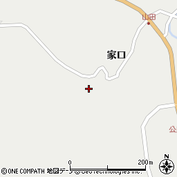秋田県男鹿市男鹿中山町芹柿沢周辺の地図