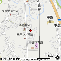 岩手県八幡平市平舘（第２６地割）周辺の地図
