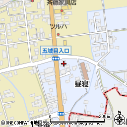 ＥＮＥＯＳ八郎潟ＳＳ周辺の地図