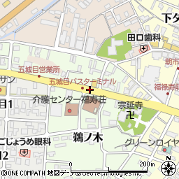 秋田県南秋田郡五城目町鵜ノ木周辺の地図